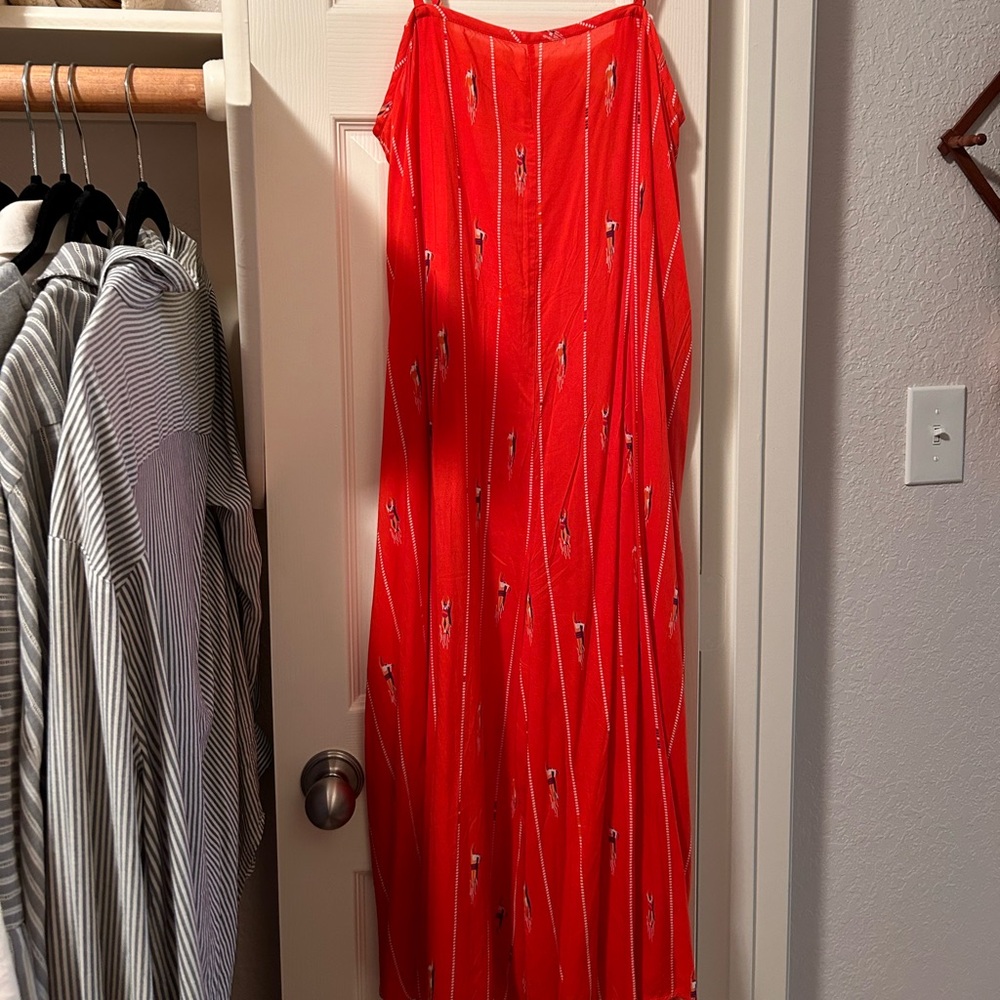 Anthropologie Midi Jumpsuit